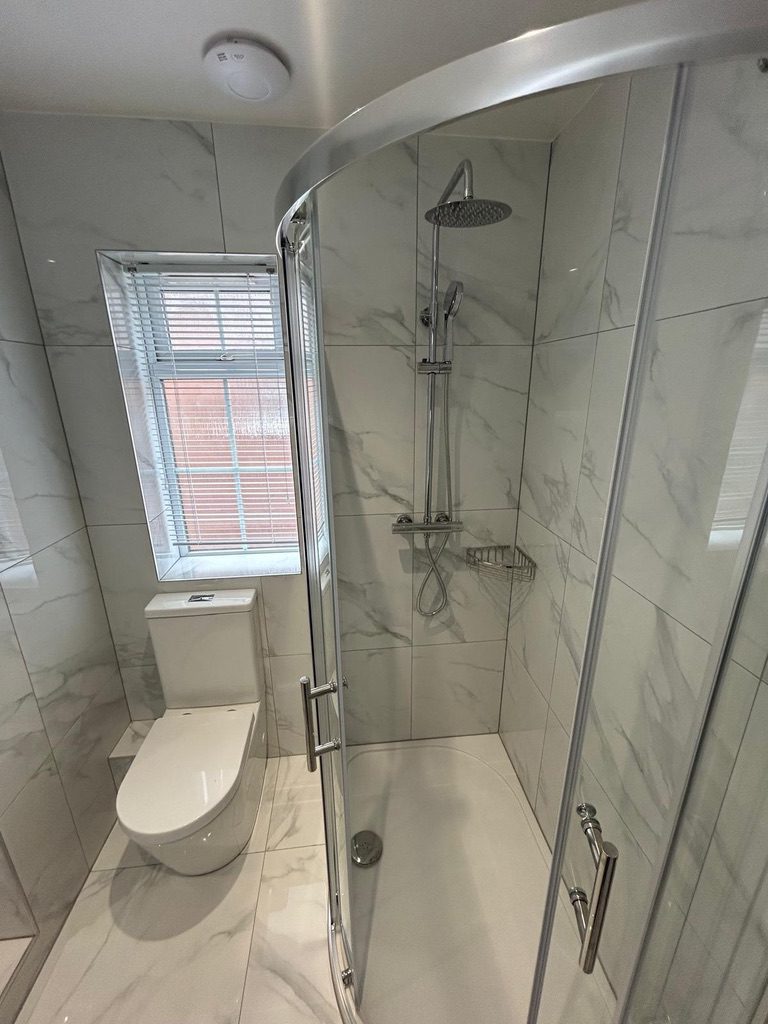 Walk in Shower fitted in bathroom renovation in Wakefield Walk in Shower fitted in bathroom renovation in Wakefield